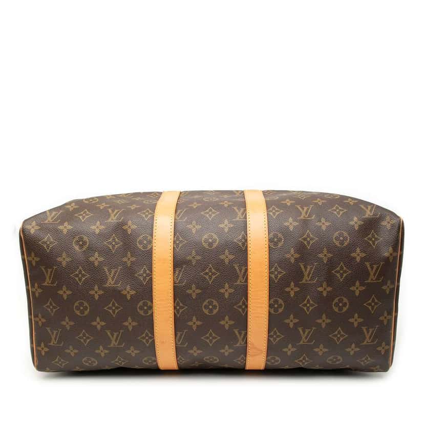 Louis Vuitton Monogram Keepall 45 Brown Good condition - Inside View