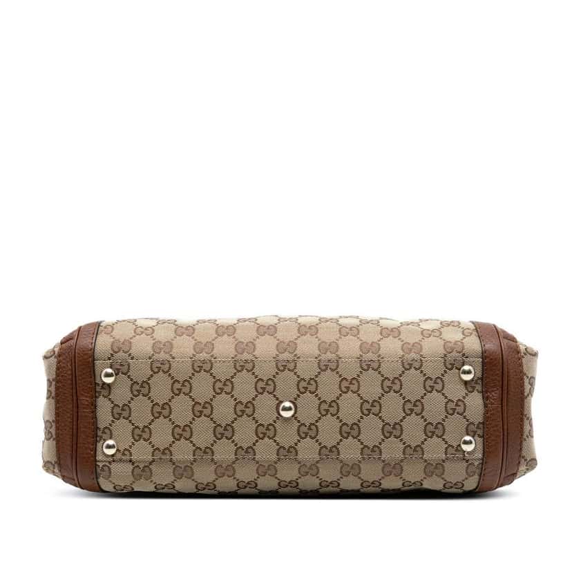 Gucci GG Canvas Bella Satchel Brown Canvas Good condition - Inside View