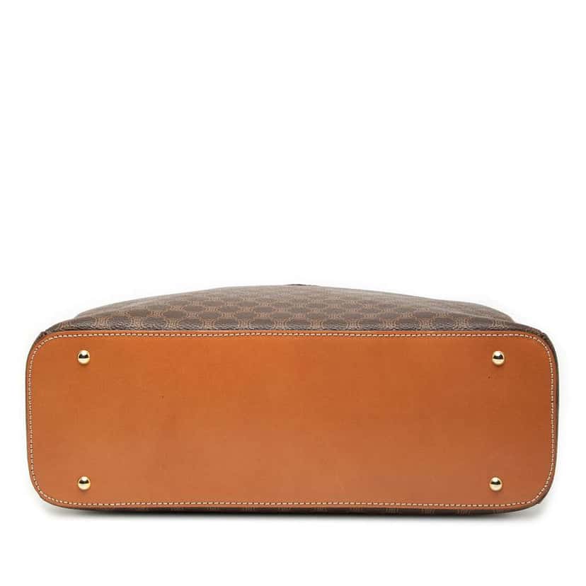 Celine Macadam Coated Canvas Dome Handbag Brown Canvas Good condition - Inside View