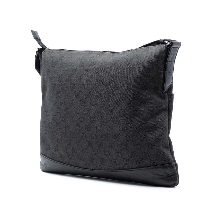 Gucci GG Denim Crossbody Grey Denim Good condition - Back View