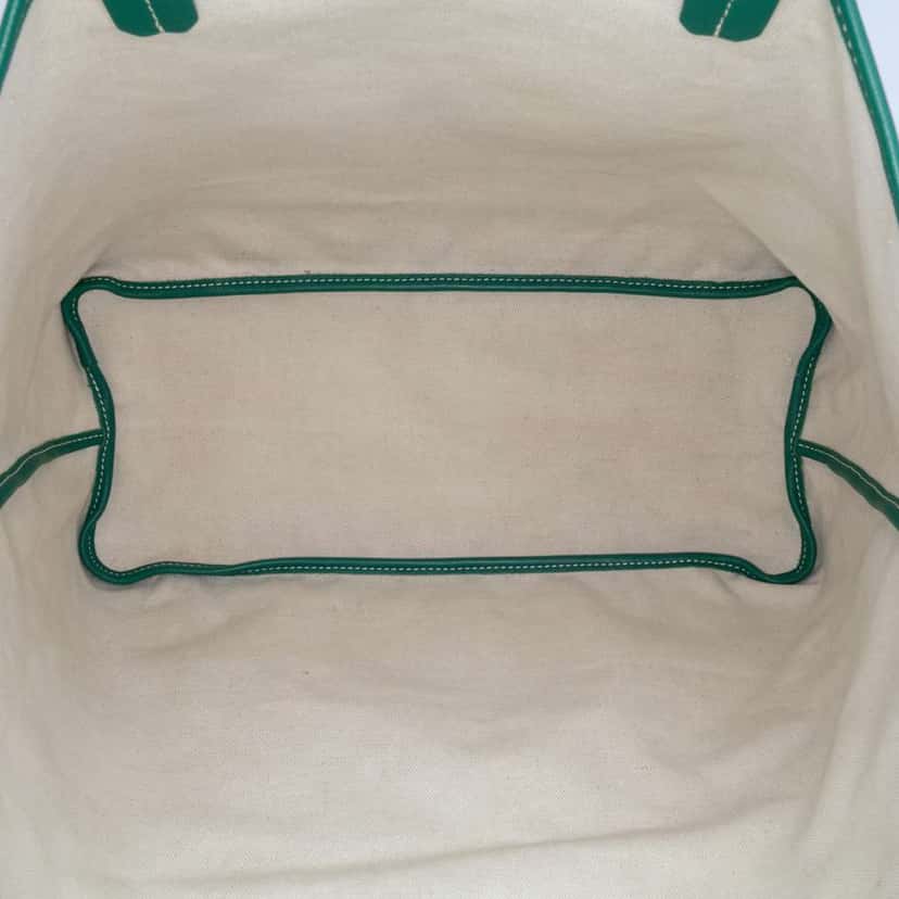 Goyard Goyardine Saint Louis PM Green Canvas Good condition - Model View