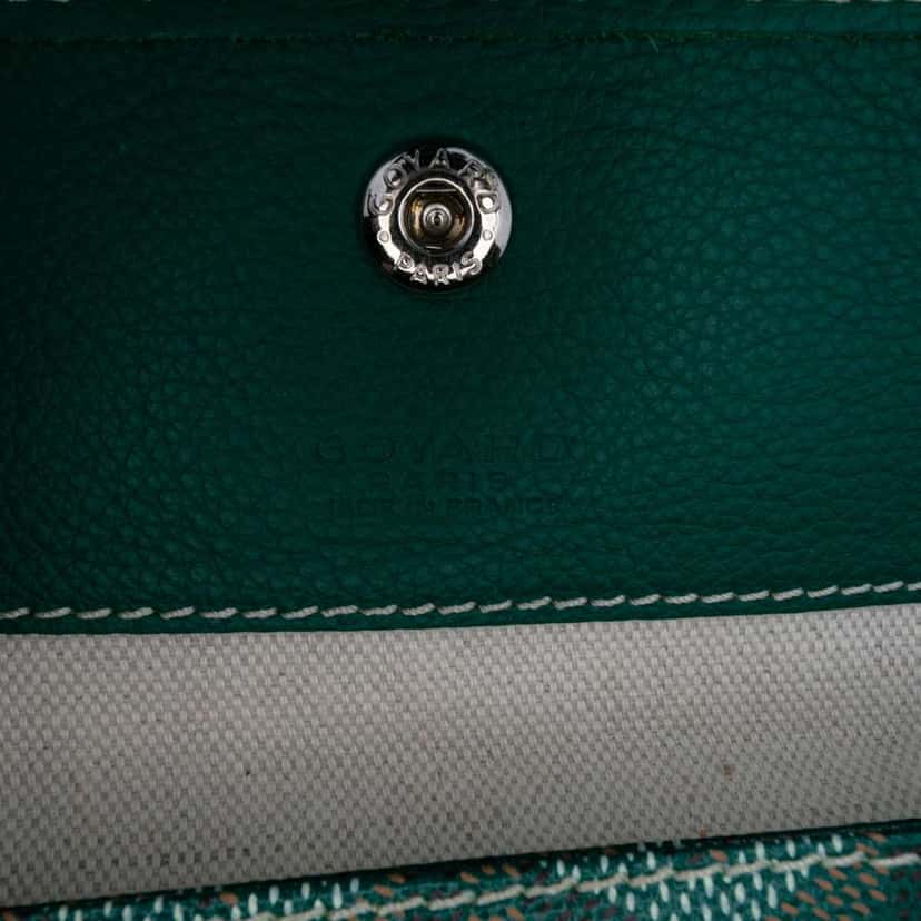 Goyard Goyardine Saint Louis PM Green Canvas Good condition - Box View