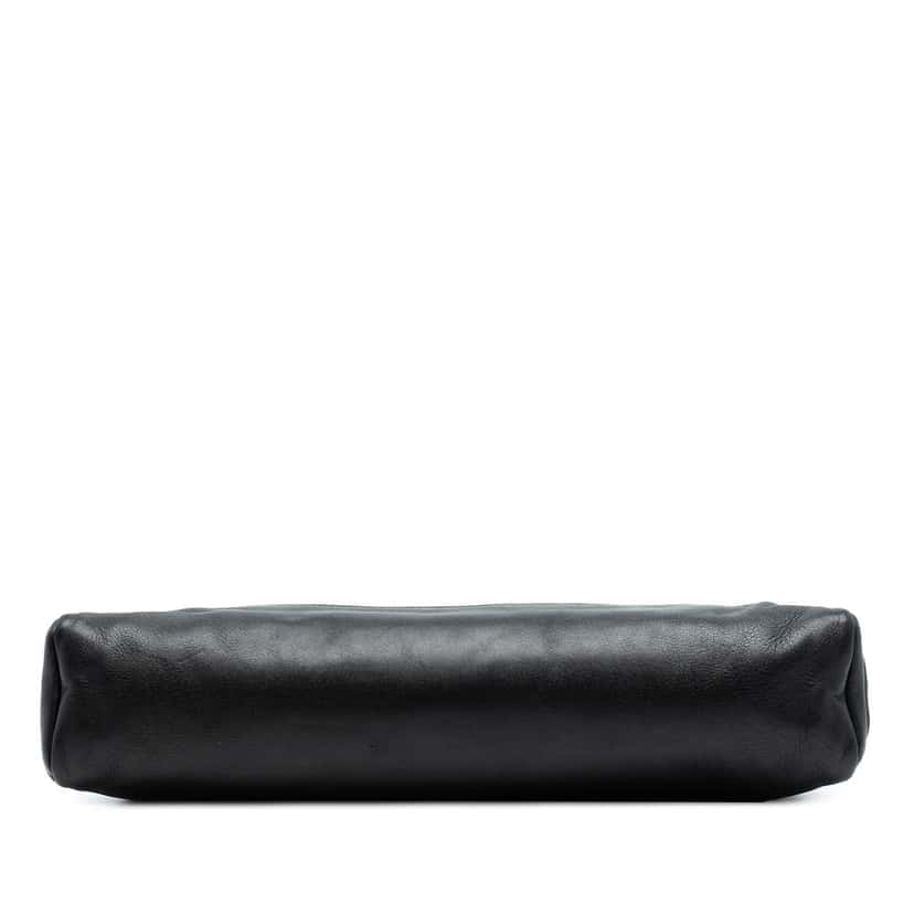 Chanel Large Quilted Lambskin 31 Shopping Bag Black Leather Good condition - Inside View