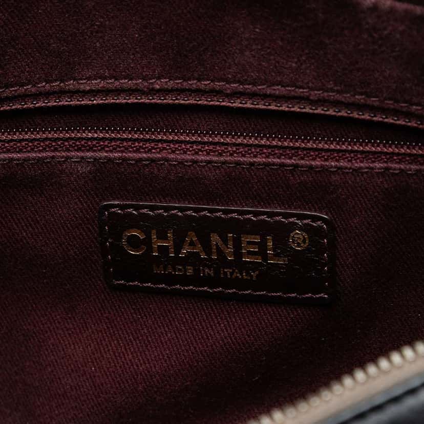Chanel Small Paris Dallas Quilted Calfskin Chic Stitch Flap Black Leather Good condition - Box View