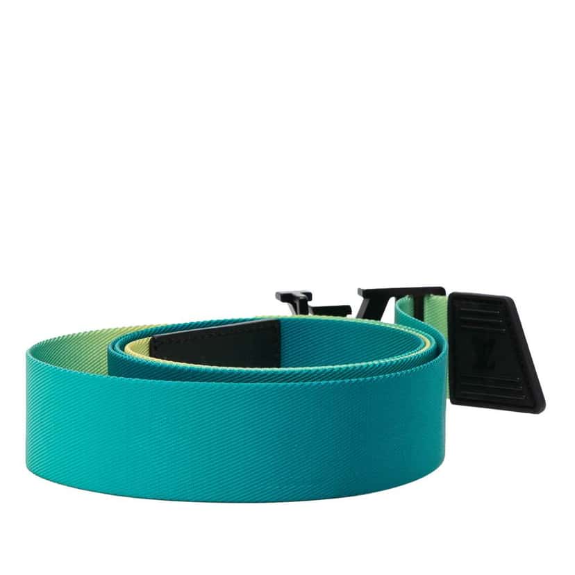 Louis Vuitton Nylon LV Initiales Webbing Belt Green Good condition - Inside View