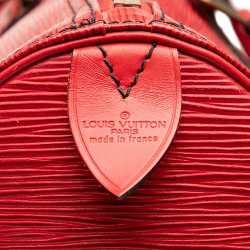 Louis Vuitton Epi Keepall 45 Red Leather Good condition - Box View