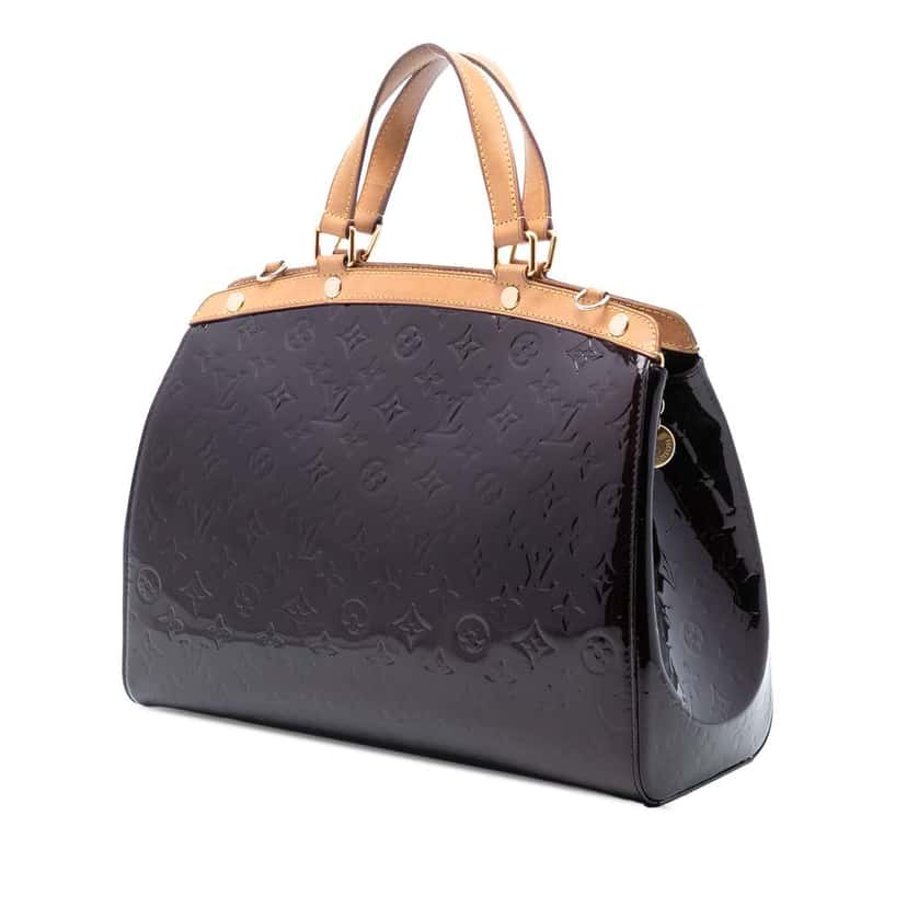 Louis Vuitton Monogram Vernis Brea GM Purple Leather Good condition - Back View