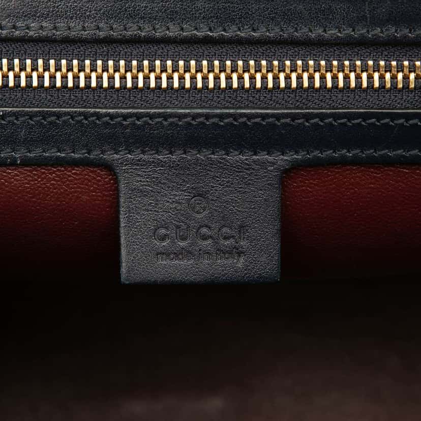 Gucci Small Canvas Horsebit 1955 Satchel Brown Canvas Good condition - Box View