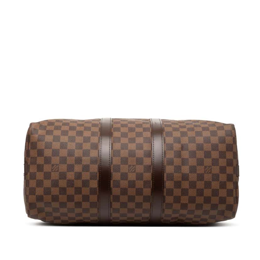 Louis Vuitton Damier Ebene Keepall Bandouliere 45 Brown Good condition - Inside View