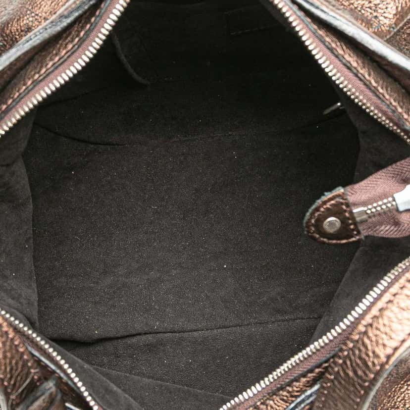 Louis Vuitton Monogram Mahina XS Brown Leather Good condition - Model View