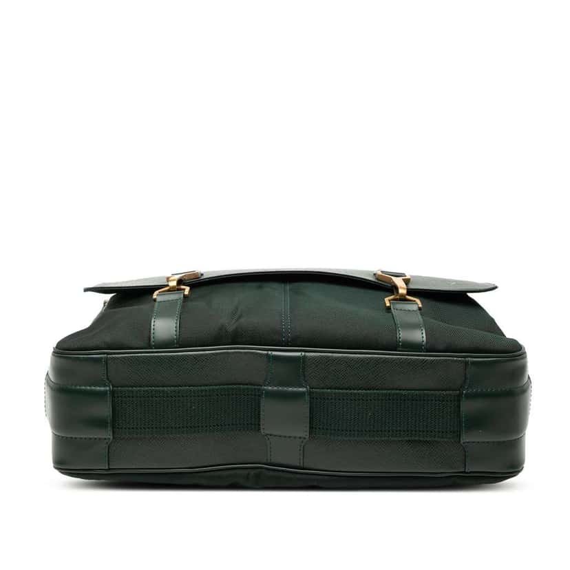 Louis Vuitton Taiga Dersou Green Leather Good condition - Inside View