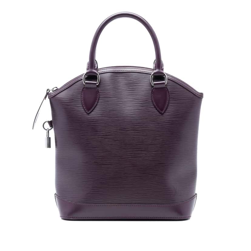 Louis Vuitton Epi Lockit Vertical Purple Leather Good condition - Front View