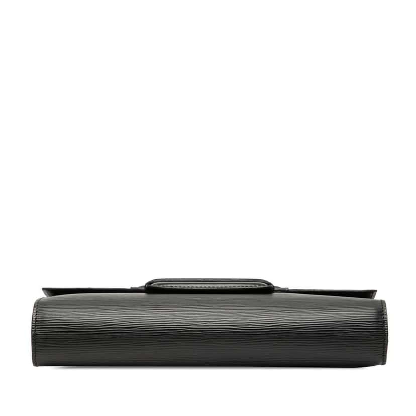 Louis Vuitton Epi Pochette Chaillot Black Leather Good condition - Inside View