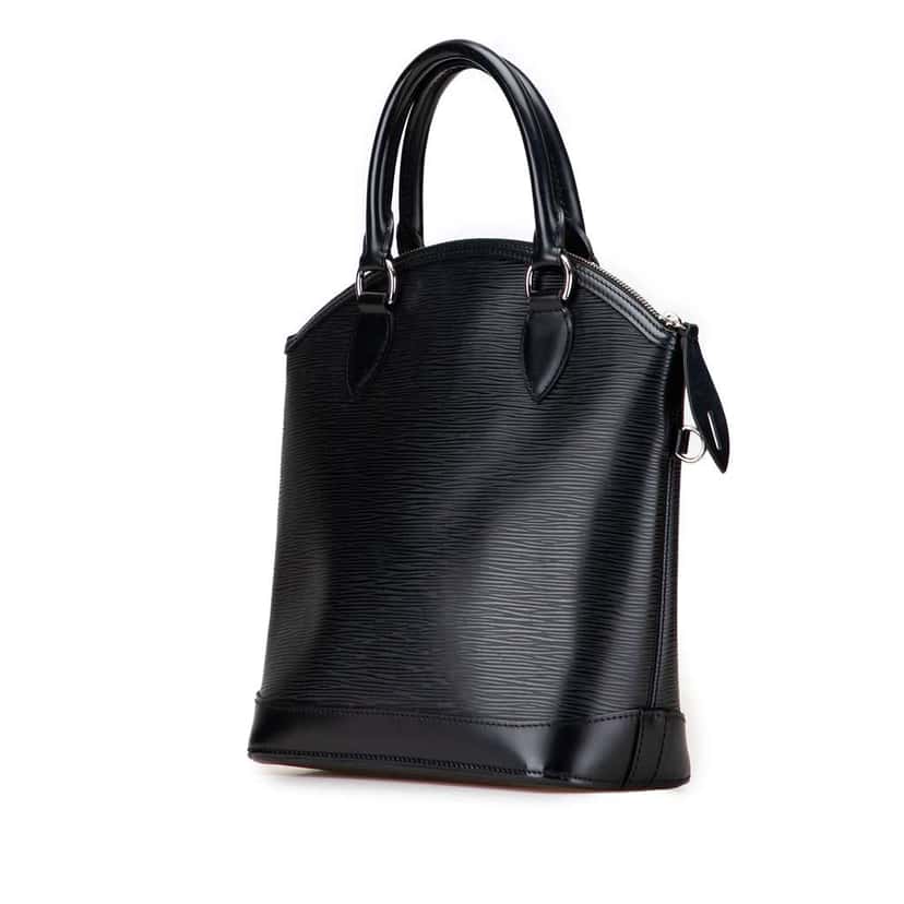 Louis Vuitton Epi Lockit Vertical Black Leather Good condition - Back View