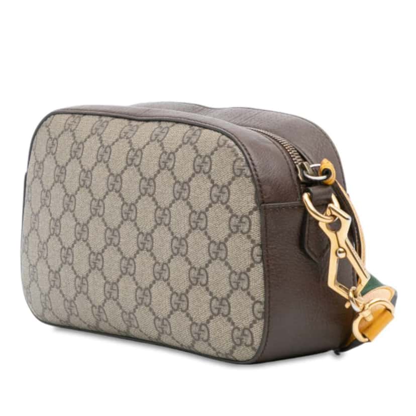 Gucci GG Supreme Web Neo Vintage Crossbody Brown Canvas Good condition - Back View