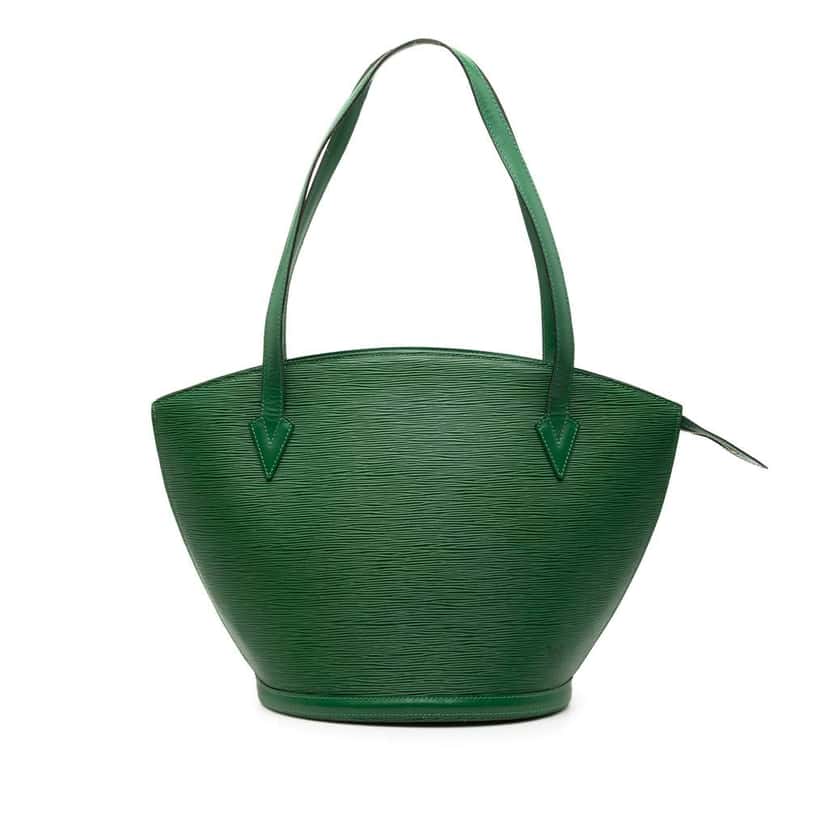 Louis Vuitton Epi Saint Jacques GM Long Strap Green Leather Good condition - Front View