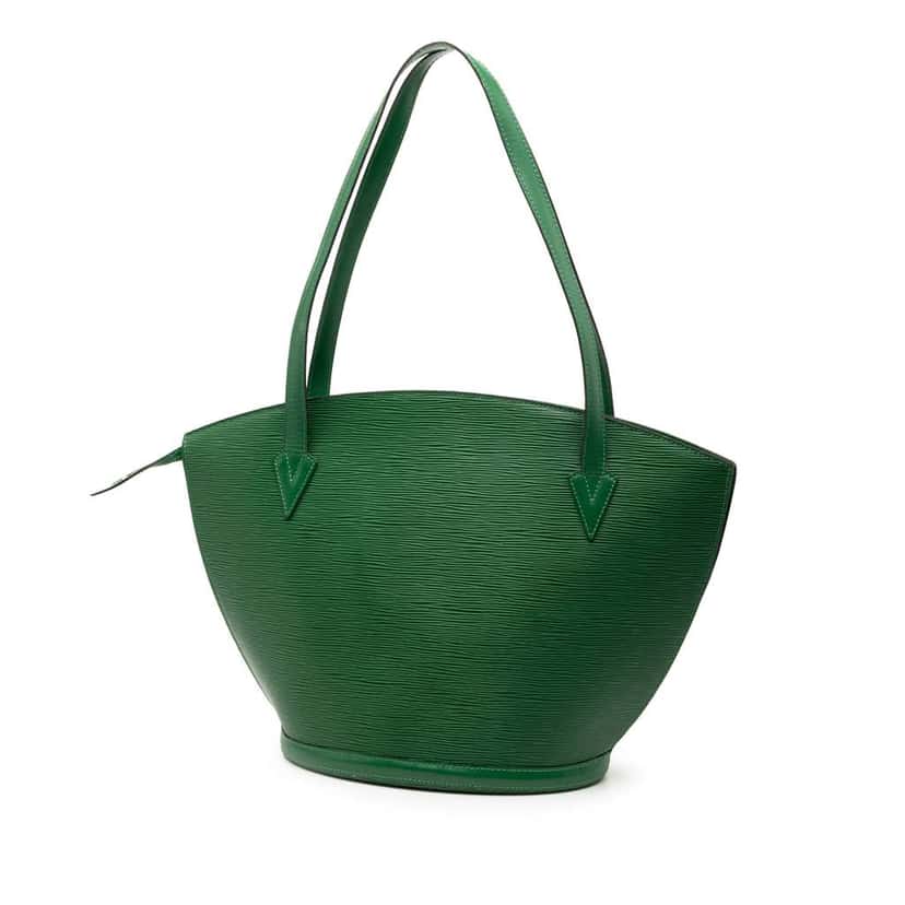 Louis Vuitton Epi Saint Jacques GM Long Strap Green Leather Good condition - Back View