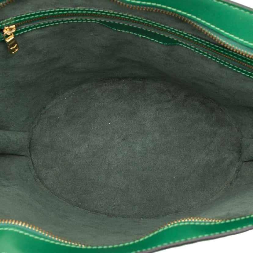 Louis Vuitton Epi Saint Jacques GM Long Strap Green Leather Good condition - Model View