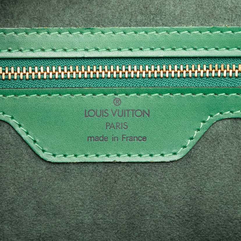 Louis Vuitton Epi Saint Jacques GM Long Strap Green Leather Good condition - Box View