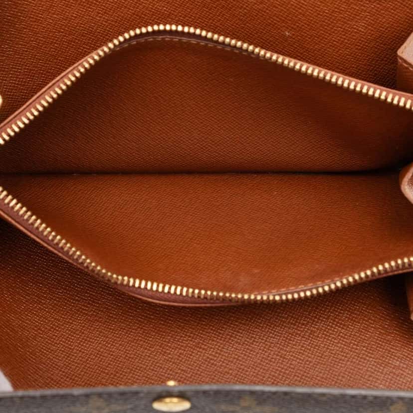 Louis Vuitton Monogram Sarah Long Wallet Brown Good condition - Model View