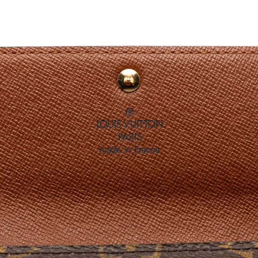 Louis Vuitton Monogram Sarah Long Wallet Brown Good condition - Box View