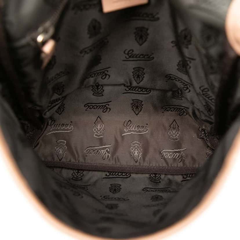 Gucci Guccissima Crossbody Brown Leather Good condition - Model View