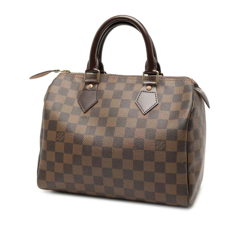Louis Vuitton Damier Ebene Speedy 25 Brown Good condition - Back View