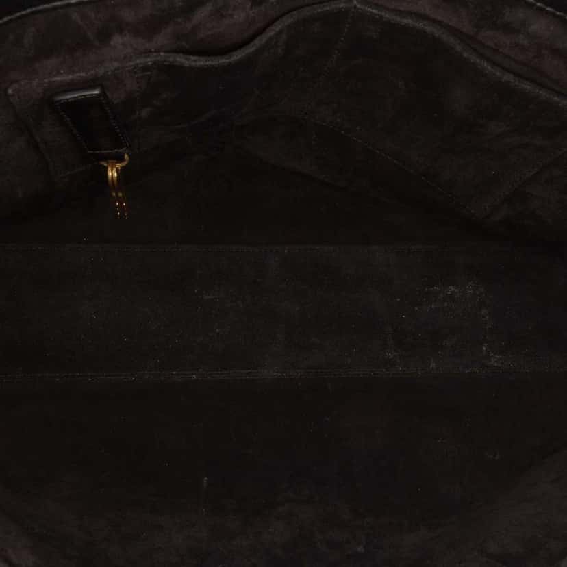 Saint Laurent Large Leather Sac De Jour Satchel Black Leather Good condition - Box View