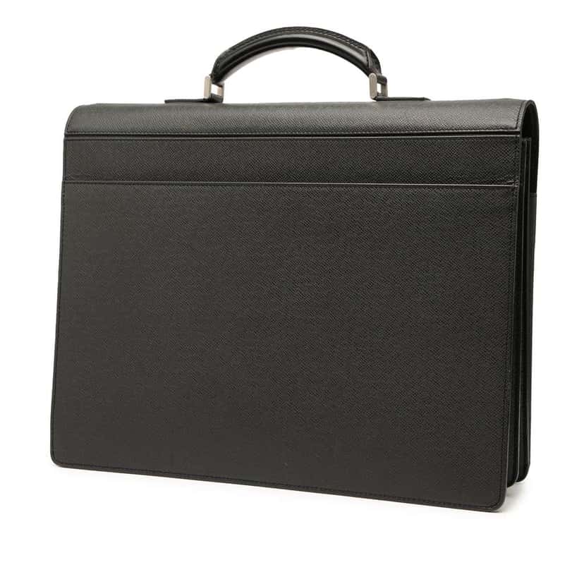 Louis Vuitton Taiga Robusto 1 Black Leather Good condition - Back View