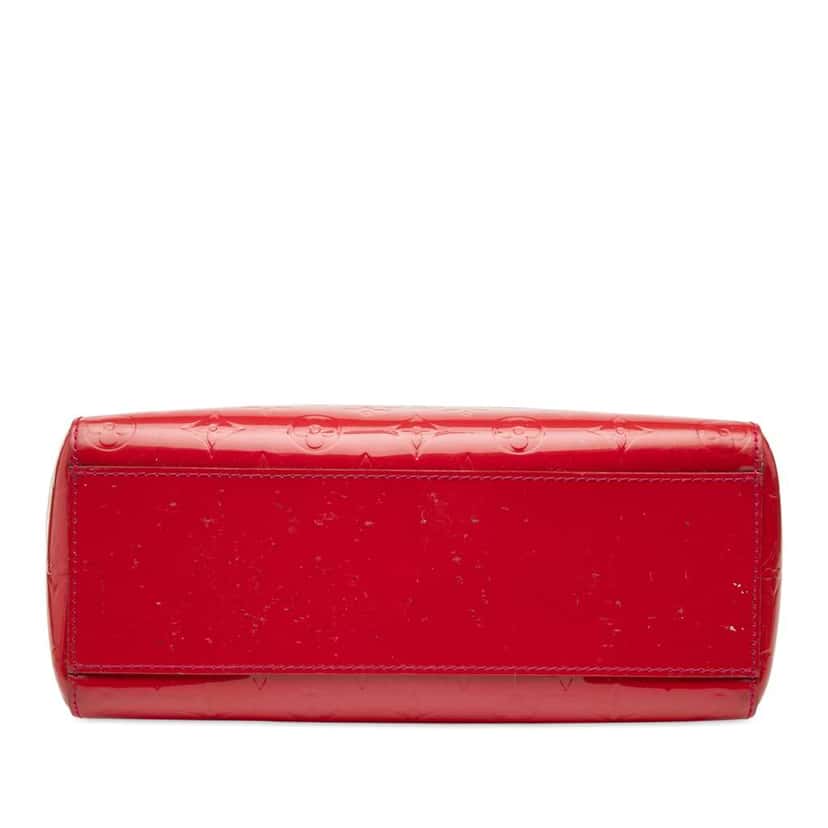 Louis Vuitton Monogram Vernis Catalina NS Red Leather Good condition - Inside View