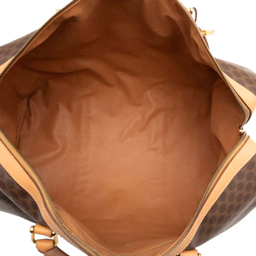 Celine Macadam Coated Canvas Travel Bag Brown Canvas Good condition - Model View