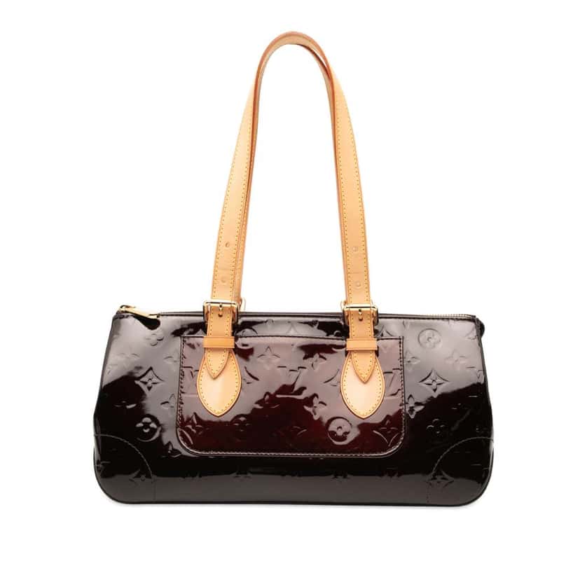 Louis Vuitton Monogram Vernis Rosewood Avenue Purple Leather Good condition - Front View