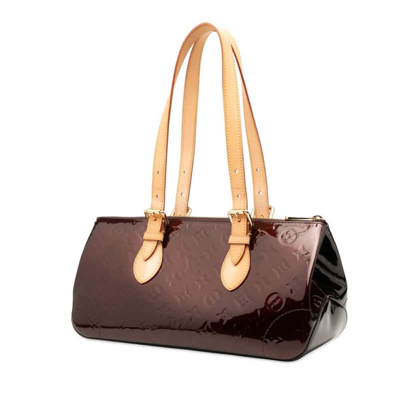 Louis Vuitton Monogram Vernis Rosewood Avenue Purple Leather Good condition - Back View