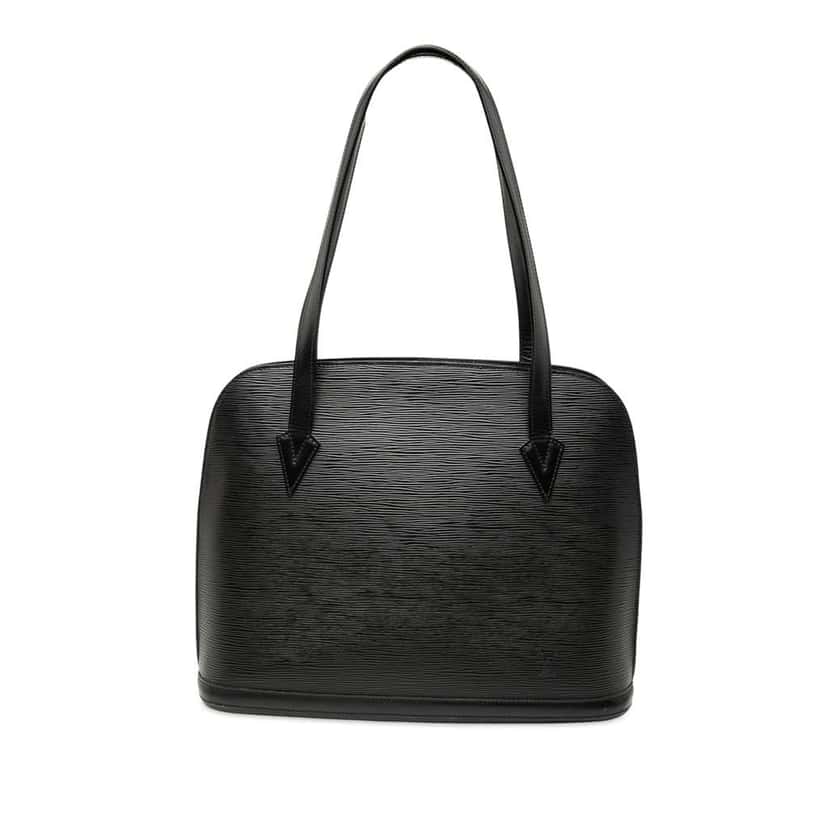 Louis Vuitton Epi Lussac Black Leather Good condition - Front View