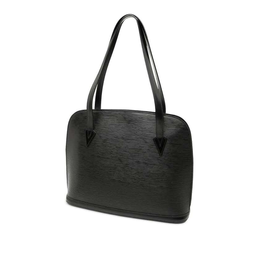 Louis Vuitton Epi Lussac Black Leather Good condition - Back View