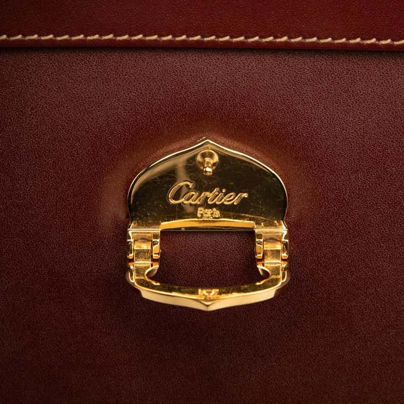 Cartier Must de Cartier Leather Crossbody Red Leather Good condition - Model View