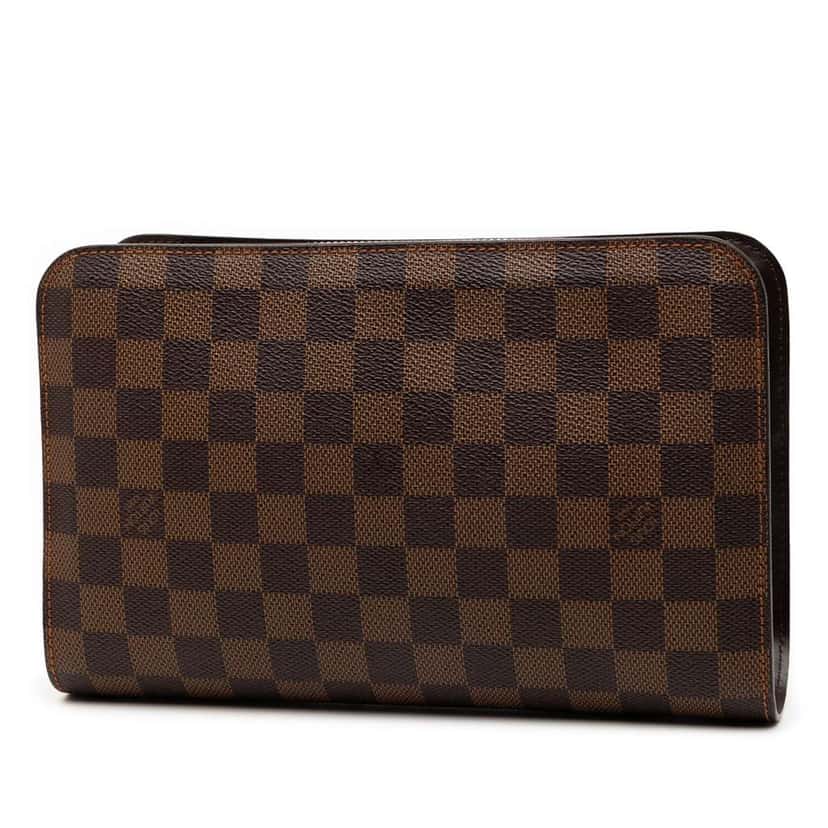 Louis Vuitton Damier Ebene Saint Louis Pochette Brown Good condition - Back View