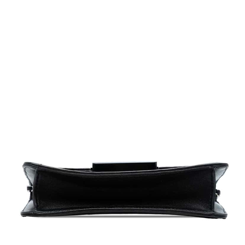 Chanel Small PVC Naked Beauty Lock Flap Black Good condition - Inside View