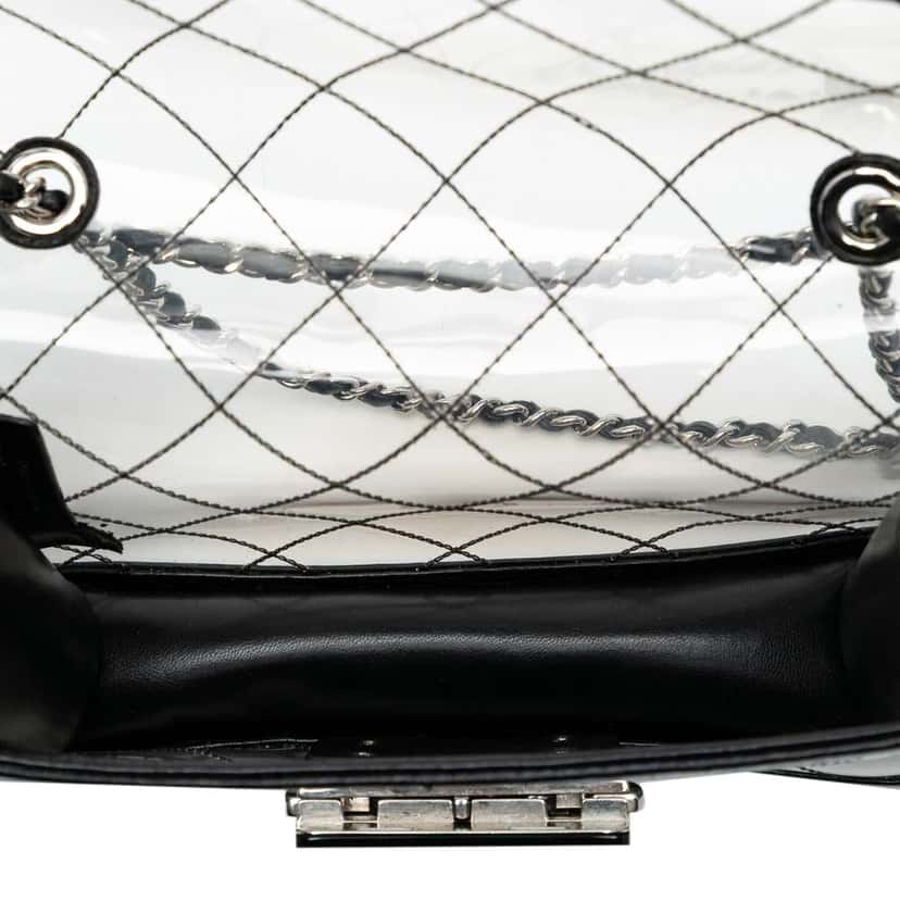Chanel Small PVC Naked Beauty Lock Flap Black Good condition - Model View