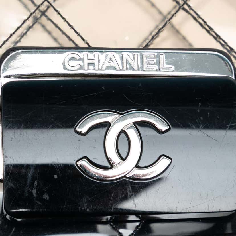 Chanel Small PVC Naked Beauty Lock Flap Black Good condition - Box View