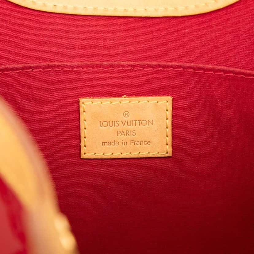 Louis Vuitton Monogram Vernis Roxbury Drive Red Leather Good condition - Box View