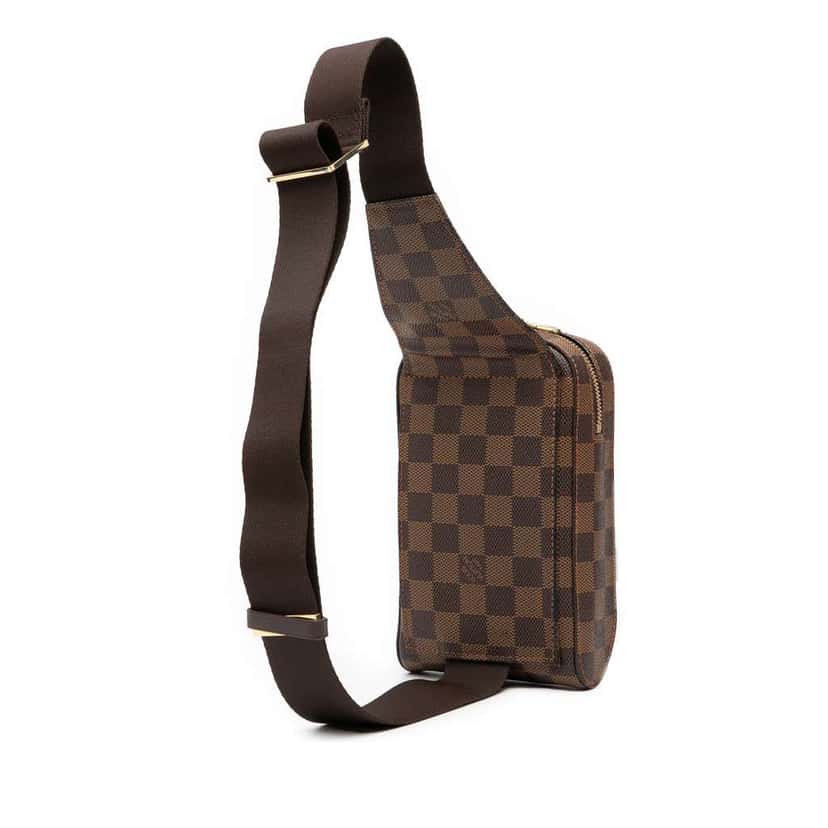 Louis Vuitton Damier Ebene Geronimos Brown Good condition - Back View