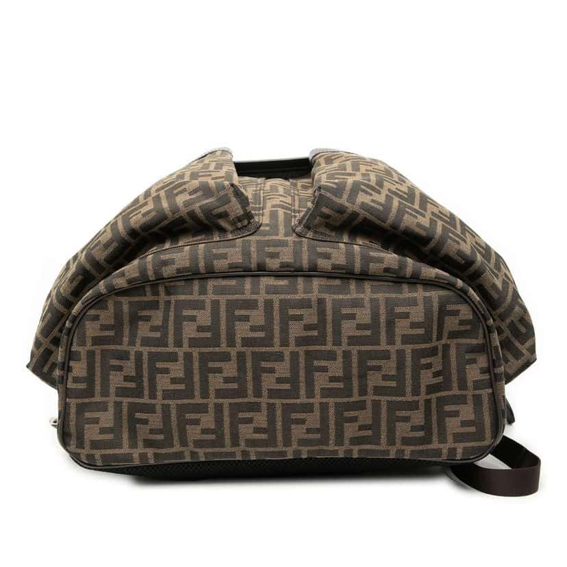 Fendi Large Zucca Canvas Strike Backpack Brown Canvas Good condition - Inside View
