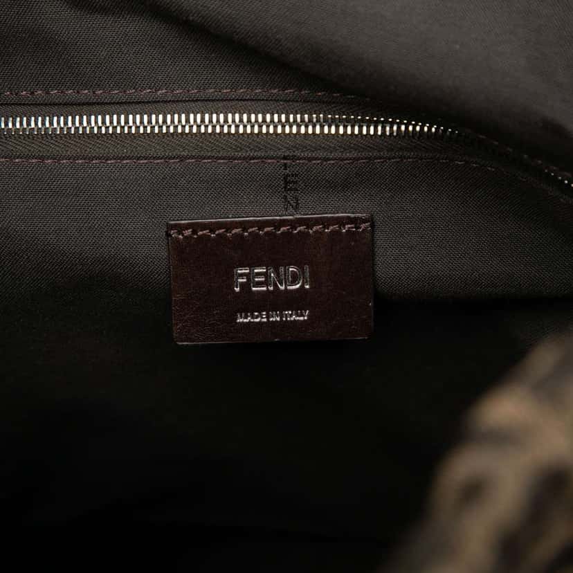 Fendi Large Zucca Canvas Strike Backpack Brown Canvas Good condition - Box View