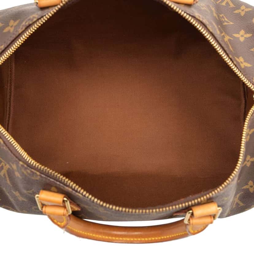 Louis Vuitton Monogram Speedy 35 Brown Good condition - Model View