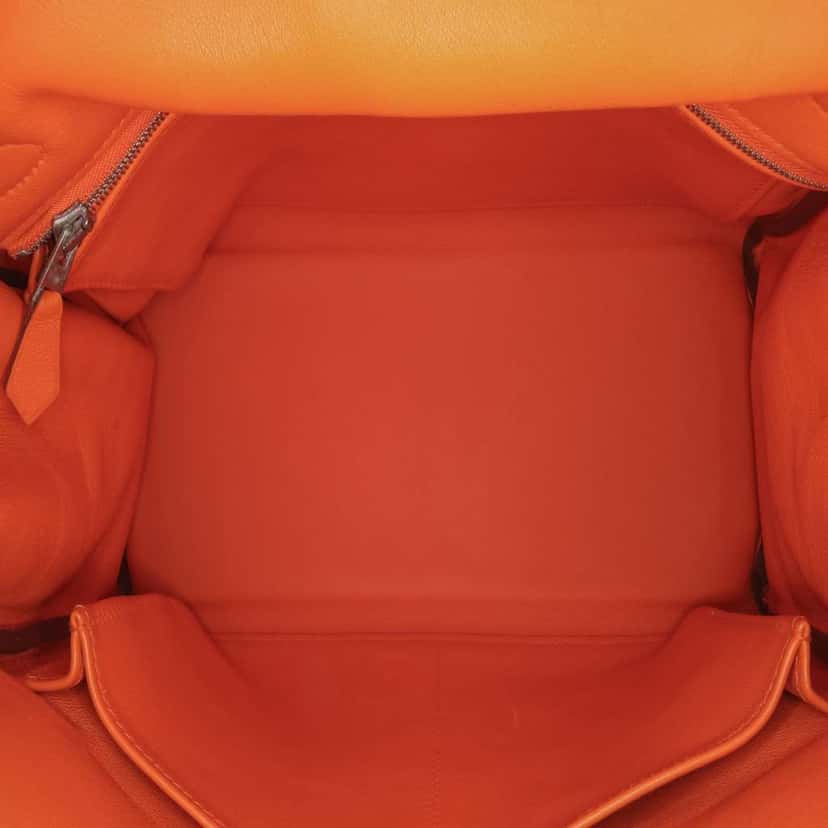 Hermès Swift Kelly II Retourne 32 Orange Leather Good condition - Model View