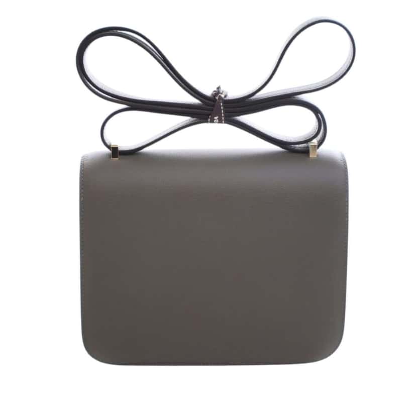 Hermès Mini Evercolor Verso Constance 18 Grey Leather Good condition - Model View