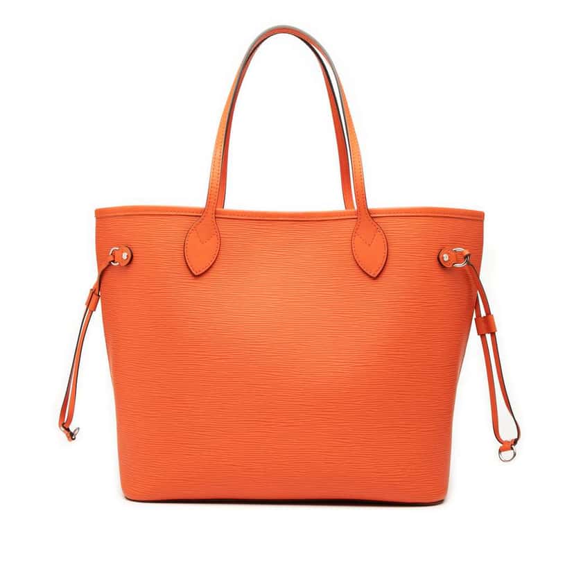 Louis Vuitton Epi Neverfull MM Orange Leather Good condition - Front View