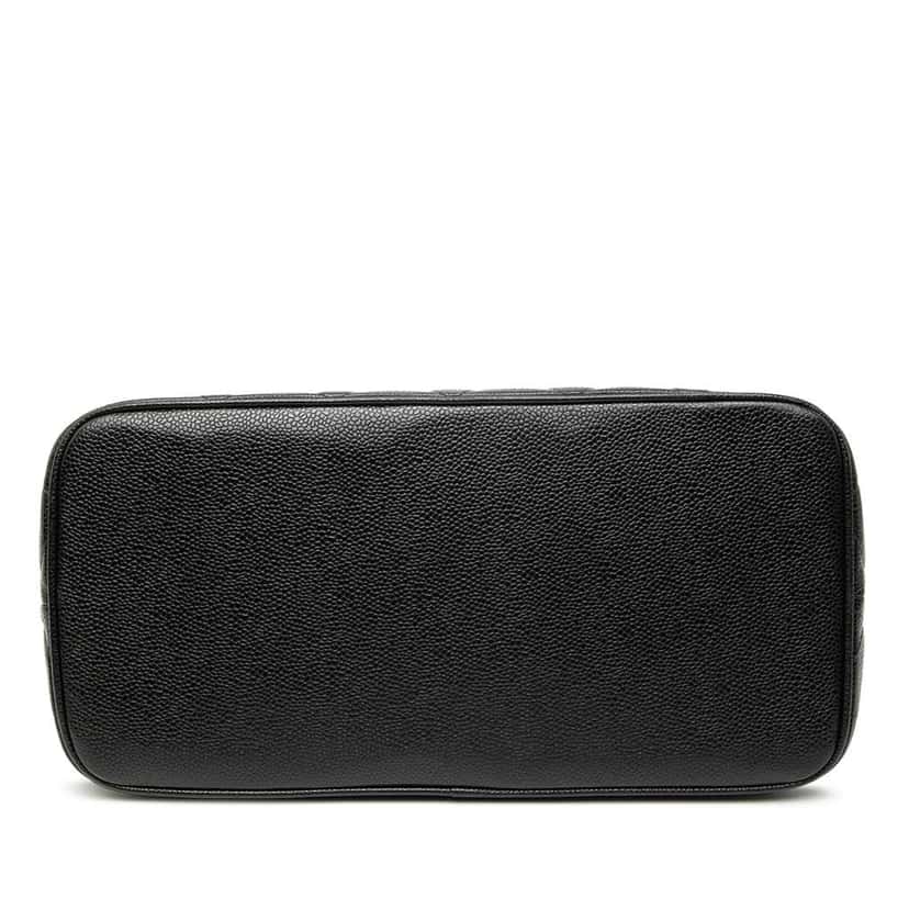 Chanel Caviar Medallion Tote Black Leather Good condition - Inside View