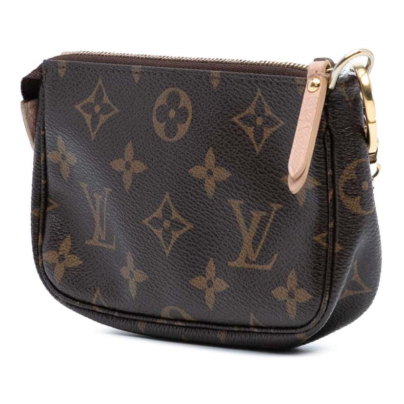 Louis Vuitton Monogram Affiche Mini Pochette Accessoires Brown Good condition - Back View